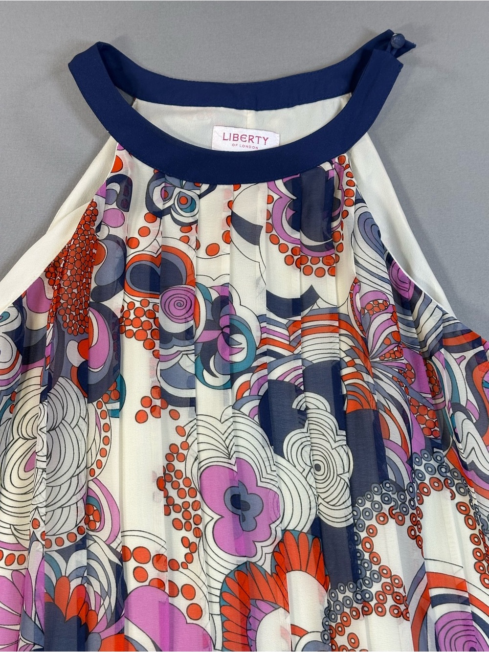 Liberty of London for Target Pleated High-Neck Floral Dress - Womens Large - Picture 8 of 15